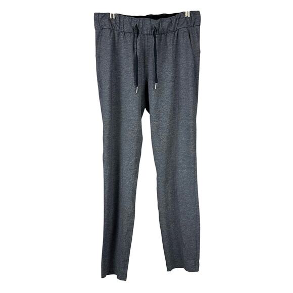 Lululemon On The Fly Pant Heathered Black/Grey Women's Sz 6 Excellent Condition - Picture 3 of 8